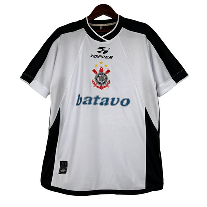 Camiseta retro de local del Corinthians 2000 