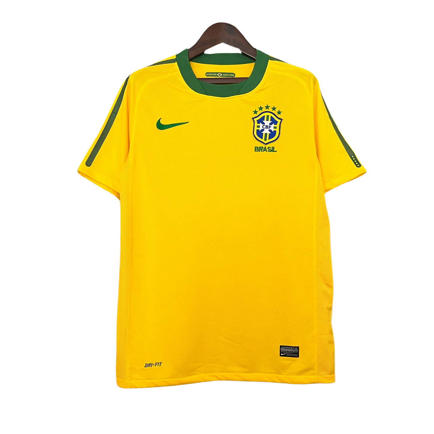 Camiseta retro de local de Brasil 2010 