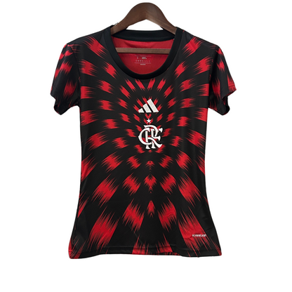 Camisa Flamengo Pré-Jogo 25/26 Feminina Torcedor
