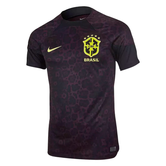 Camiseta de portero de Brasil 2022, versión para aficionados