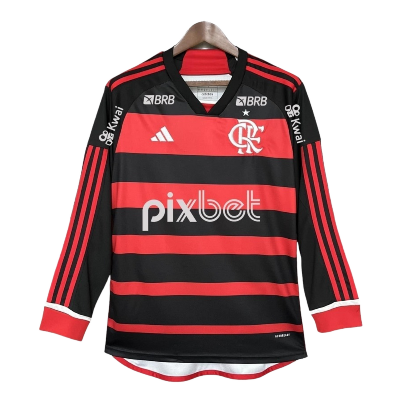 Camisa Flamengo I 24/25 Manga Longa