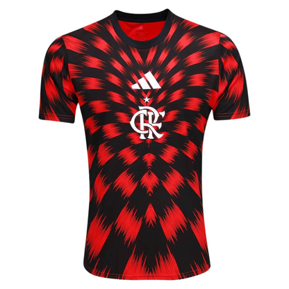 Camiseta Flamengo Pre-Partido 25/26 Versión Fan 