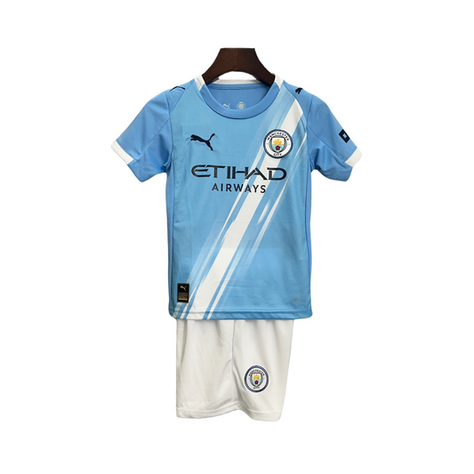 Kit Manchester City I 25/26 Infantil