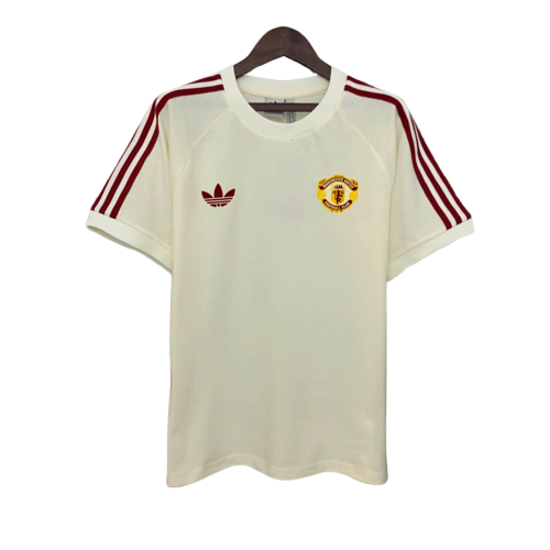 Camiseta informal del Manchester United 25/26 - Blanca - Versión para aficionados