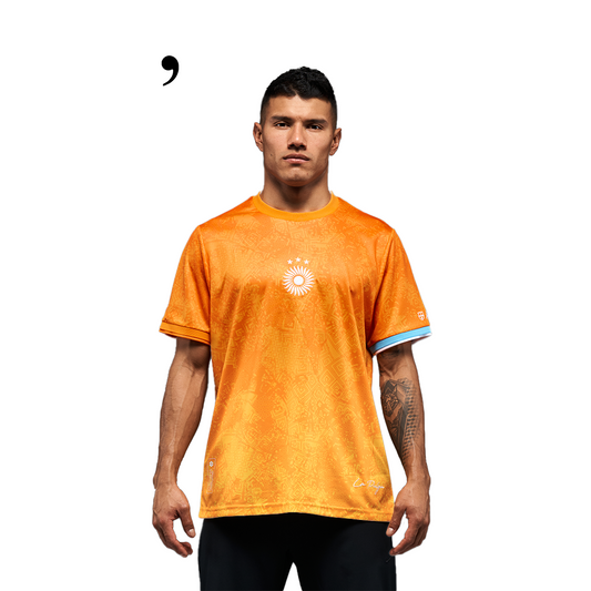 Camiseta La Pulga - Naranja
