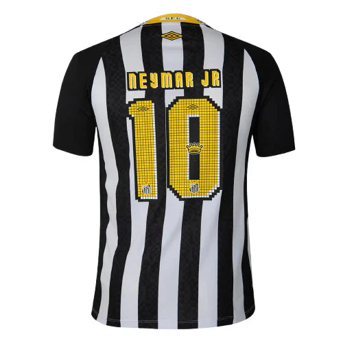 Neymar Jr. - Camiseta visitante del Santos 25/26 II - Versión para aficionados