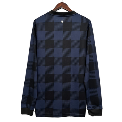 Camiseta de visitante del Manchester United 13/14 retro de manga larga