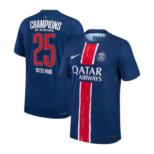 Camisa Paris Saint-Germain F.C (PSG) I Especial Champions 24/25 Torcedor