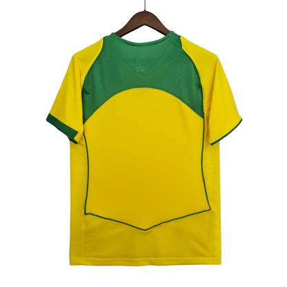 Camiseta de local de Brasil 2004 retro 