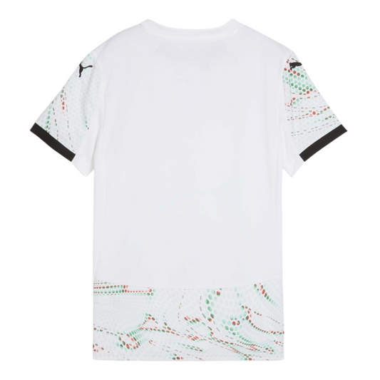 Camiseta visitante de Portugal 2025, versión para aficionados para mujer 