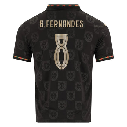 Portugal Fan Jersey Black Panther 2025/26 - #7 Ronaldo, #13 Eusebio, #8 B. Fernandes