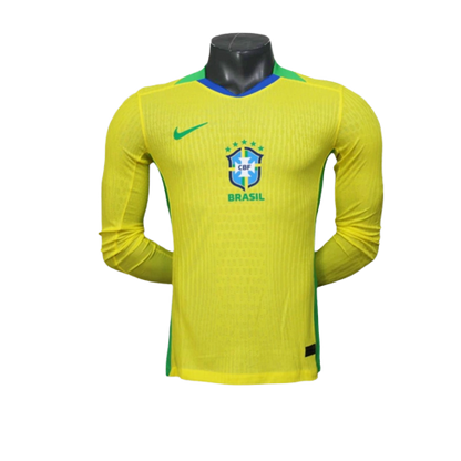 Camiseta local de Brasil 25/26 I - Manga larga 