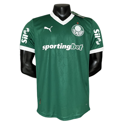 Camiseta local del Palmeiras 25/26 - Todos los patrocinadores - Versión para jugadores