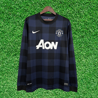 Camiseta de visitante del Manchester United 13/14 retro de manga larga