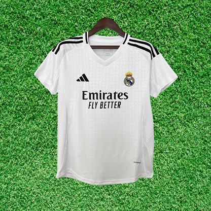 Camiseta local del Real Madrid 24/25, versión para aficionados para mujer 