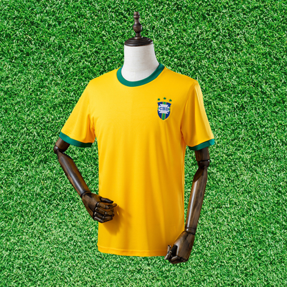Brazil Home Jersey 1970 Retro 