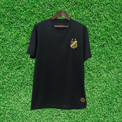 Camisa Santos Pelé Mil Gols Preta 25/26 Torcedor
