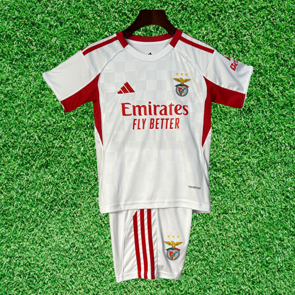 Tercera equipación del SL Benfica 25/26 para niños 