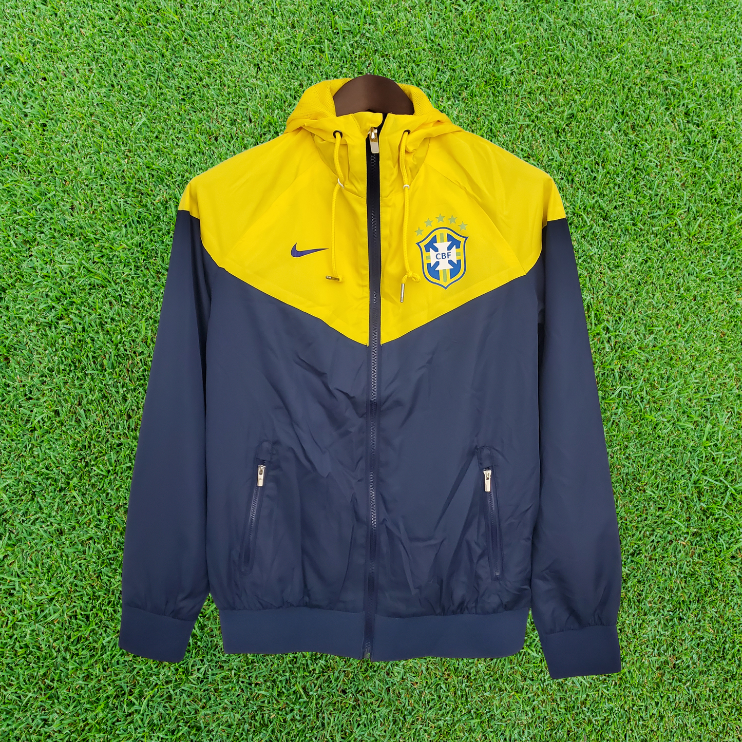 Brazil Blue/Yellow Windbreaker