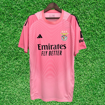 SL Benfica Goalkeeper Jersey, Pink, 25/26, Fan Version 