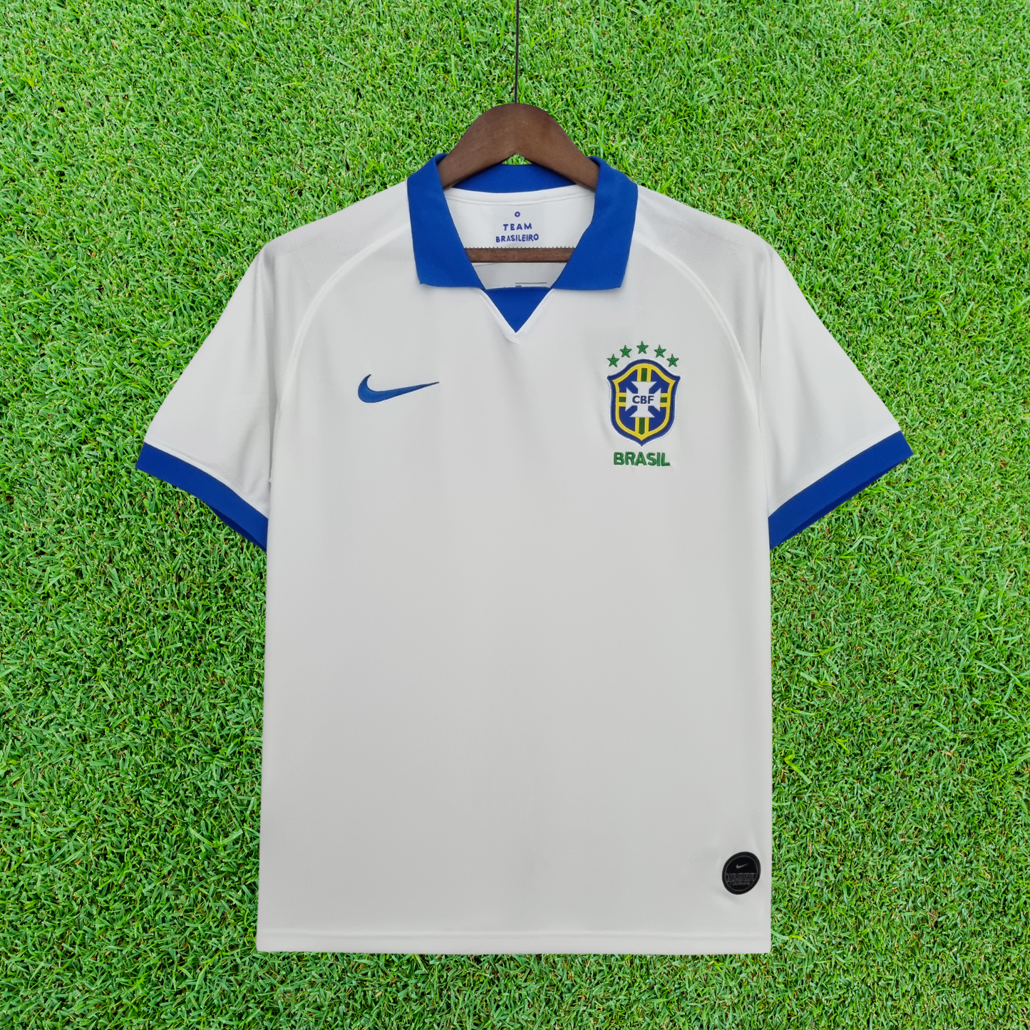 Camiseta de visitante de Brasil 2019, versión para aficionados 