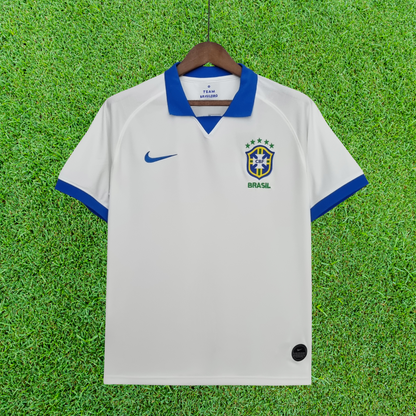 Camiseta de visitante de Brasil 2019, versión para aficionados 