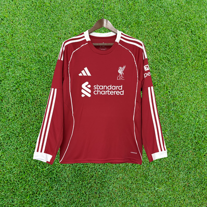 Camisa Liverpool FC I 25/26 Manga Longa