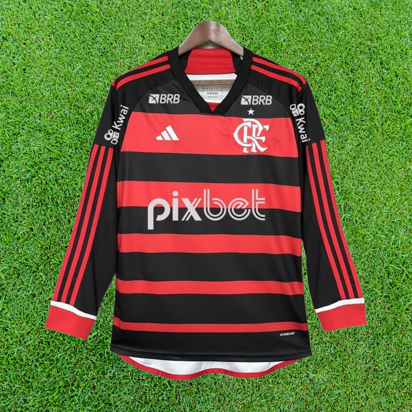 Camisa Flamengo I 24/25 Manga Longa