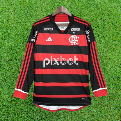 Camisa Flamengo I 24/25 Manga Longa