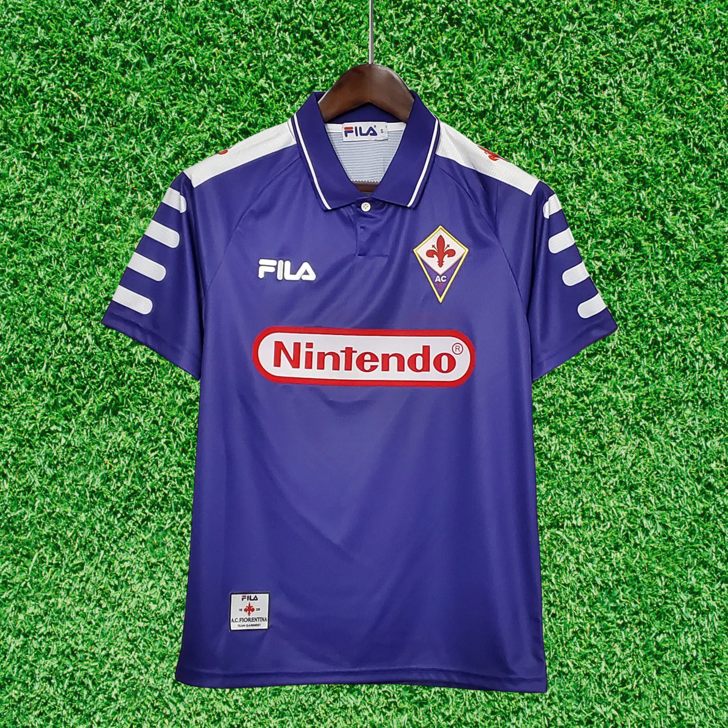 Camiseta de local de la ACF Fiorentina 98/99 Retro 