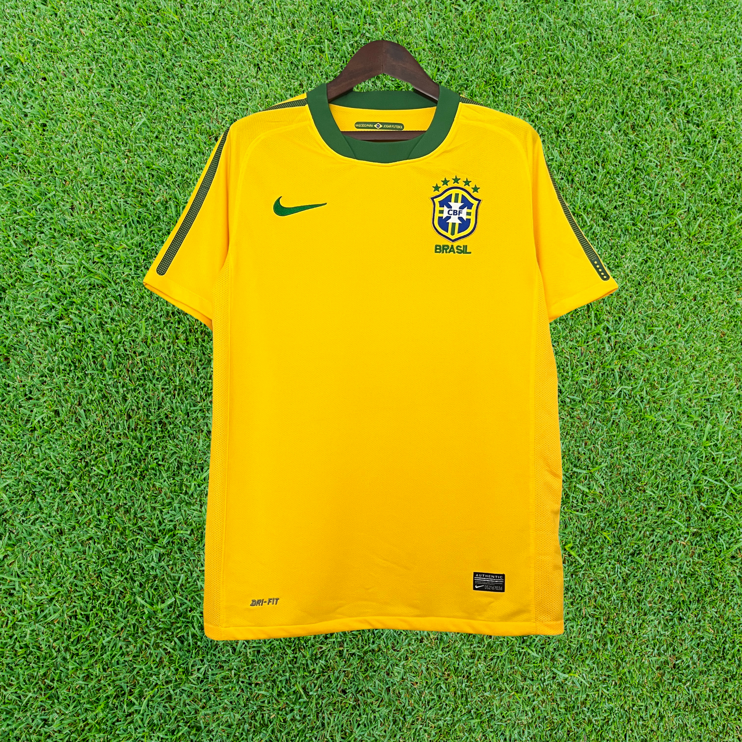 Camiseta retro de local de Brasil 2010 