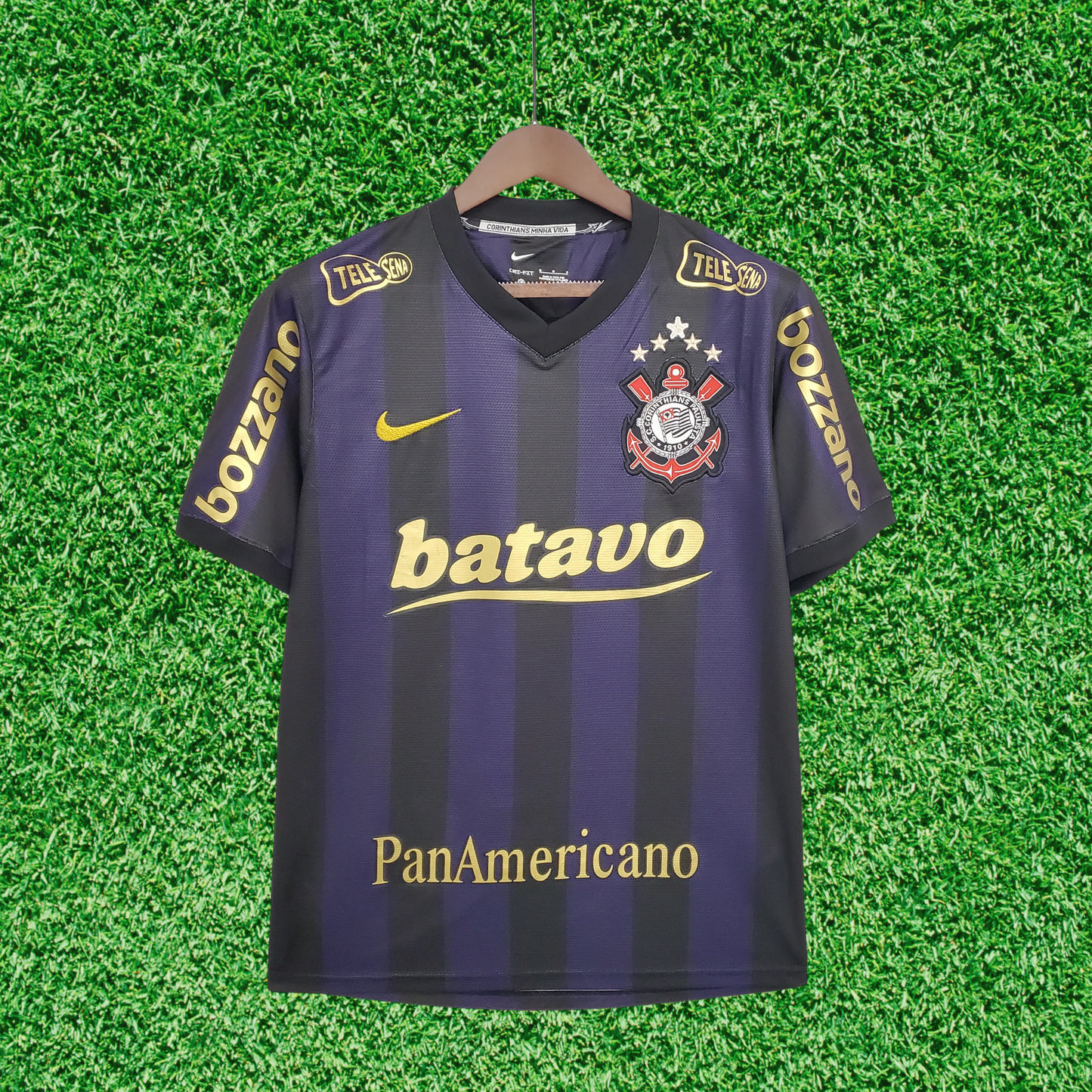 Camiseta retro de la tercera equipación del Corinthians 09/10 
