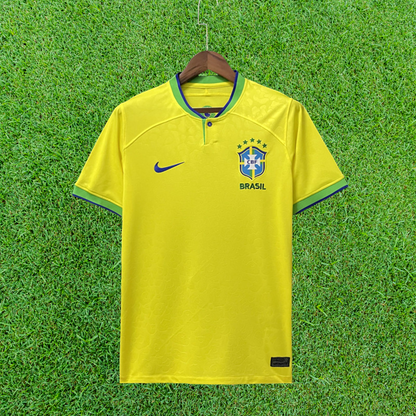 Camiseta local de Brasil 2022, versión para aficionados 