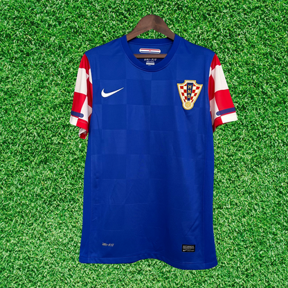 Camiseta retro de visitante de Croacia 2010 