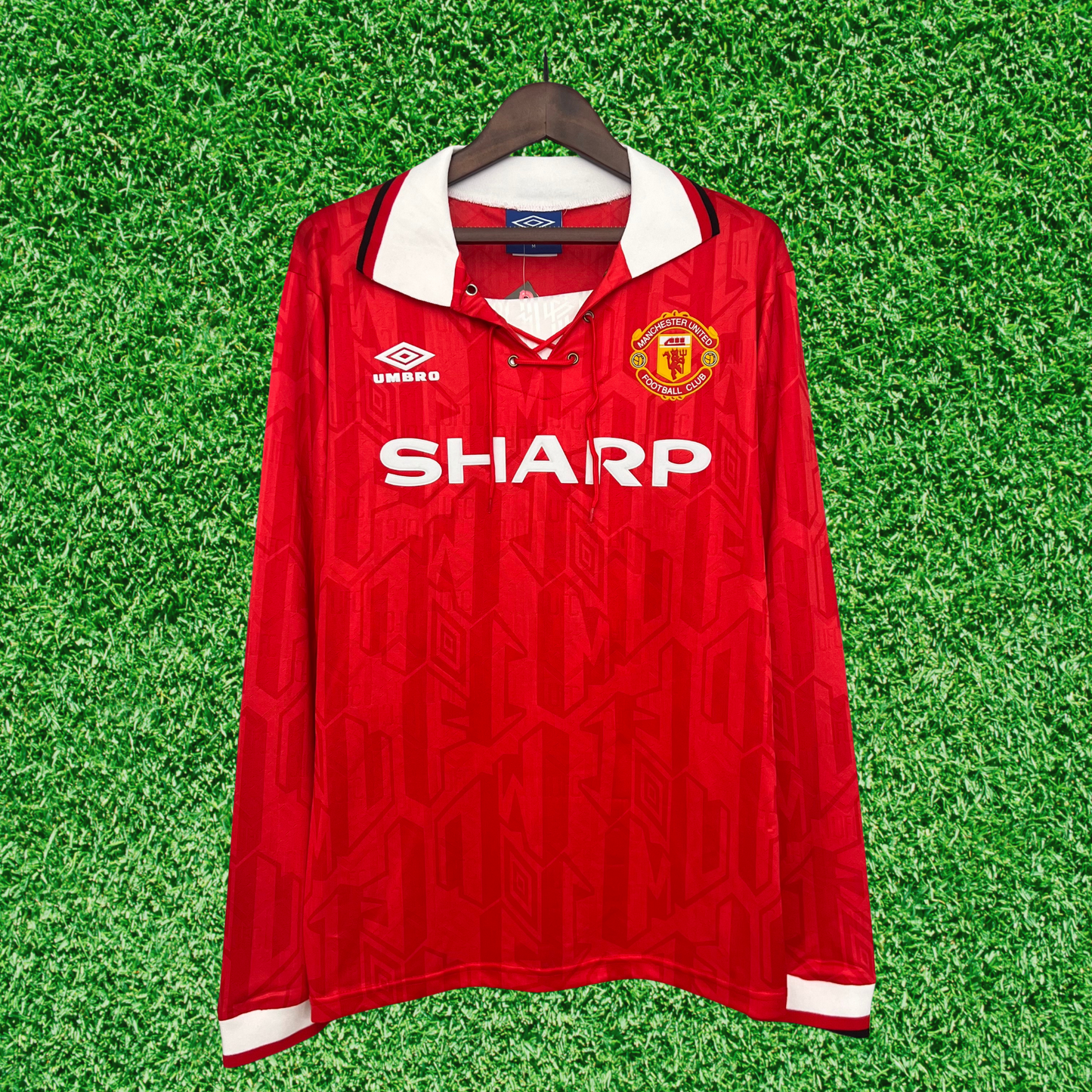 Camiseta de local del Manchester United 92/94 retro de manga larga 