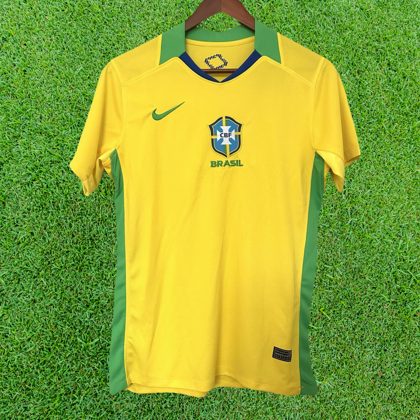 Camiseta local de la selección femenina de Brasil 2025, versión para aficionados 