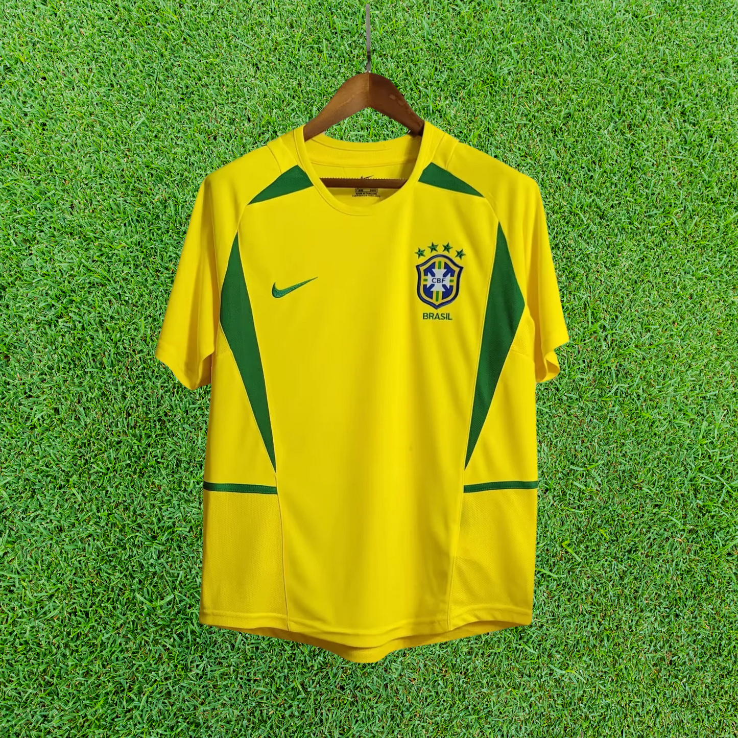 Brazil Home Jersey 2002 Retro