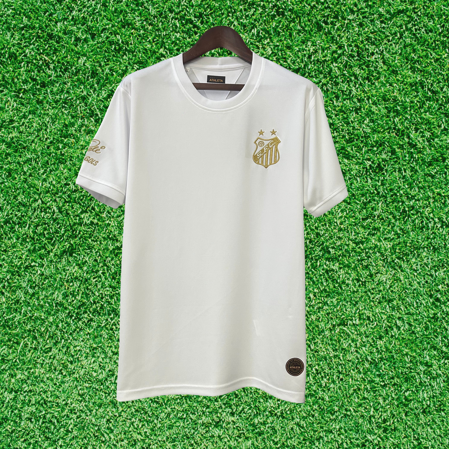 Santos Pelé 1000 Goles Camiseta Blanca 25/26 Fan 