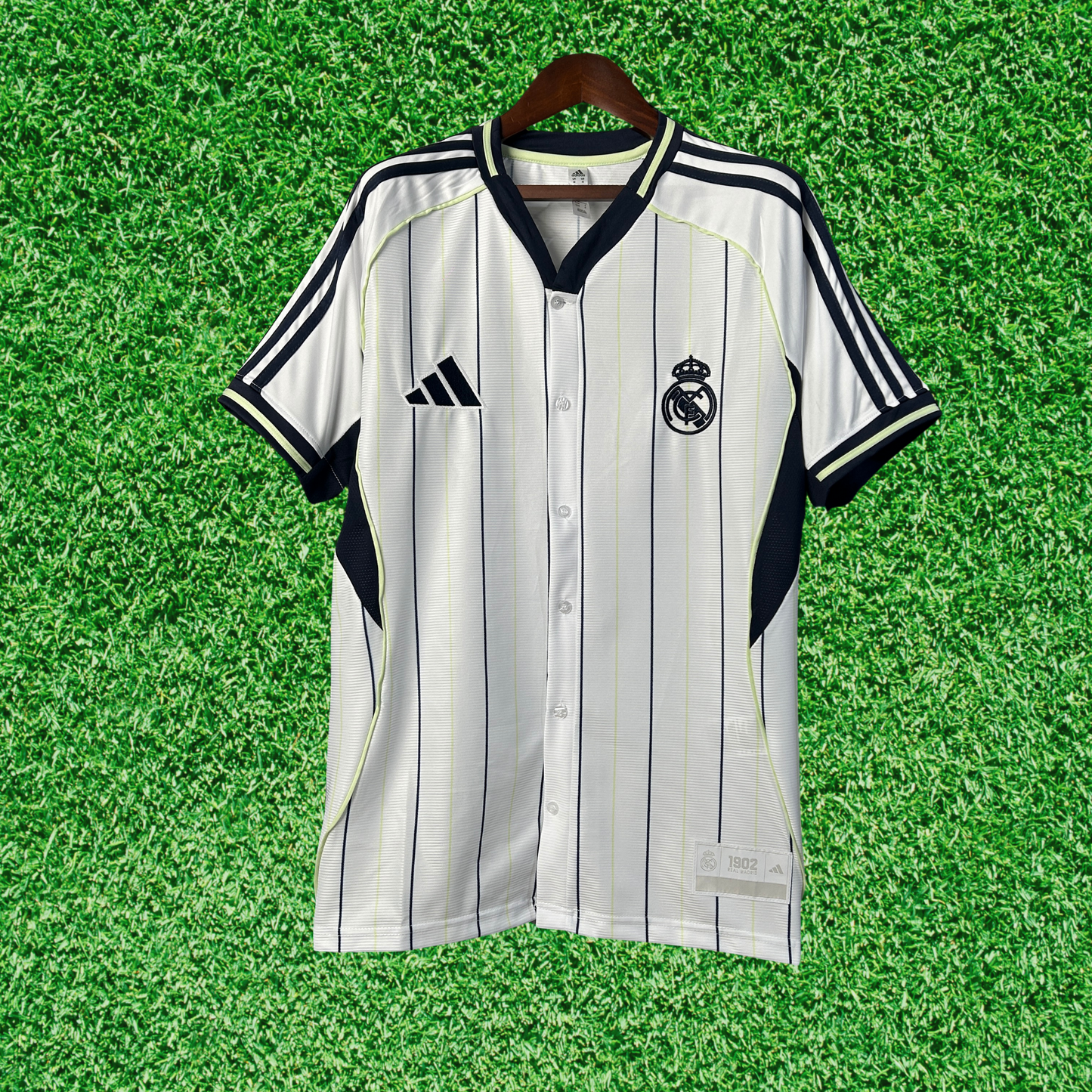 Camisa Real Madrid Baseball - US Pack 25/26 Retrô