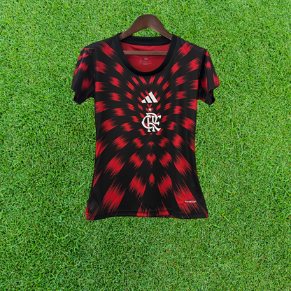 Camisa Flamengo Pré-Jogo 25/26 Feminina Torcedor