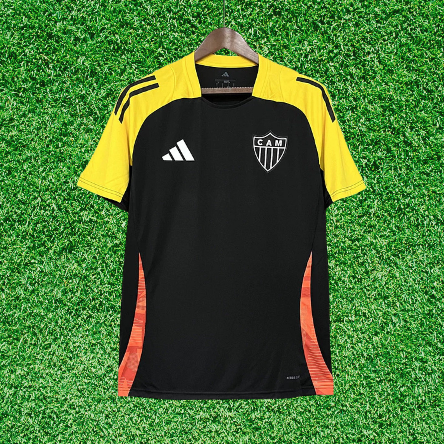 Camiseta de entrenamiento Atlético Mineiro, Negra, 25/26, Versión Fan 