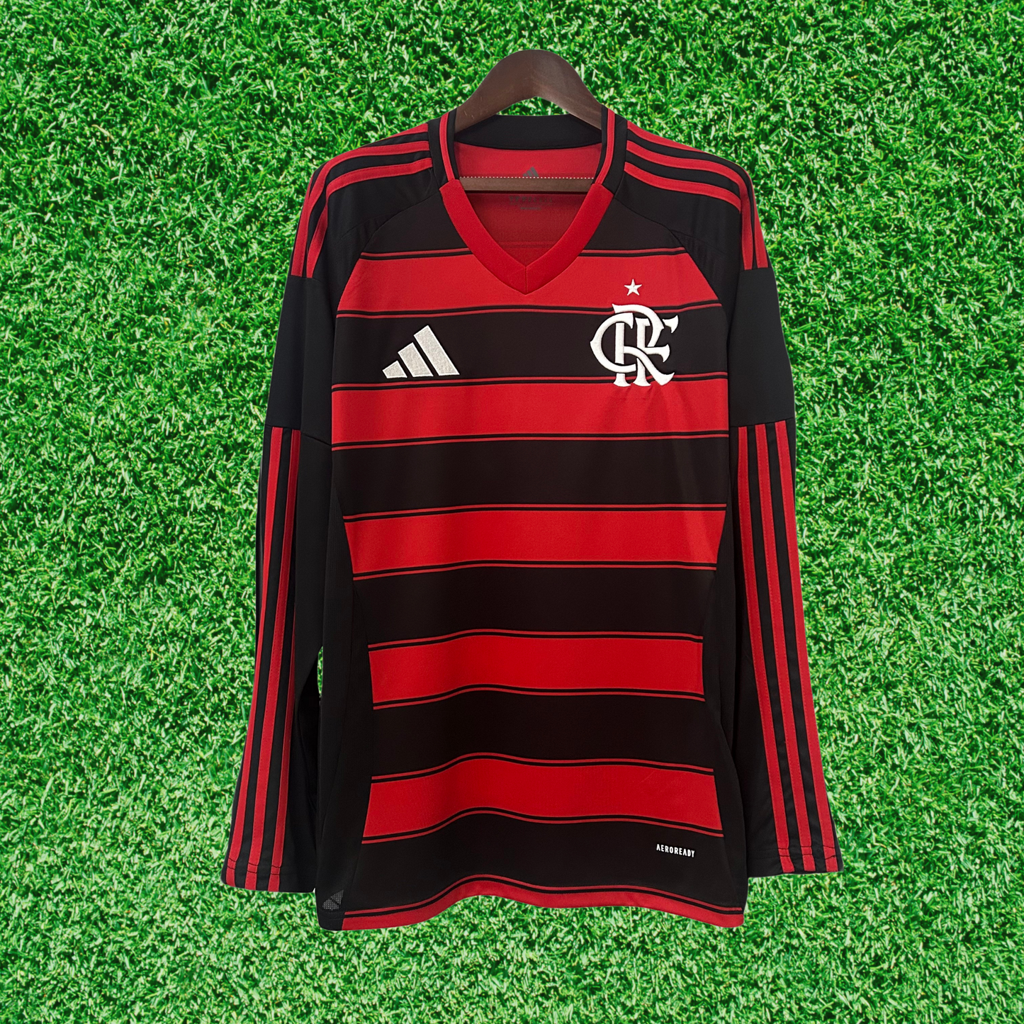 Camisa Flamengo I 25/26 Manga Longa
