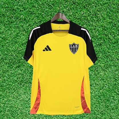 Camiseta de entrenamiento Atlético Mineiro, Amarilla, 25/26, Versión Fan 