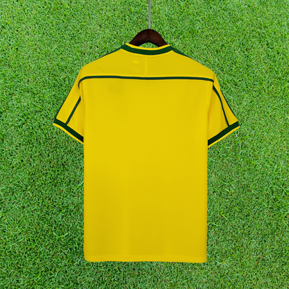 Camiseta de local de Brasil 1998 retro 