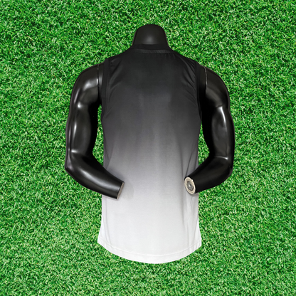 Corinthians Black and White Jersey 25/26 Fan Version