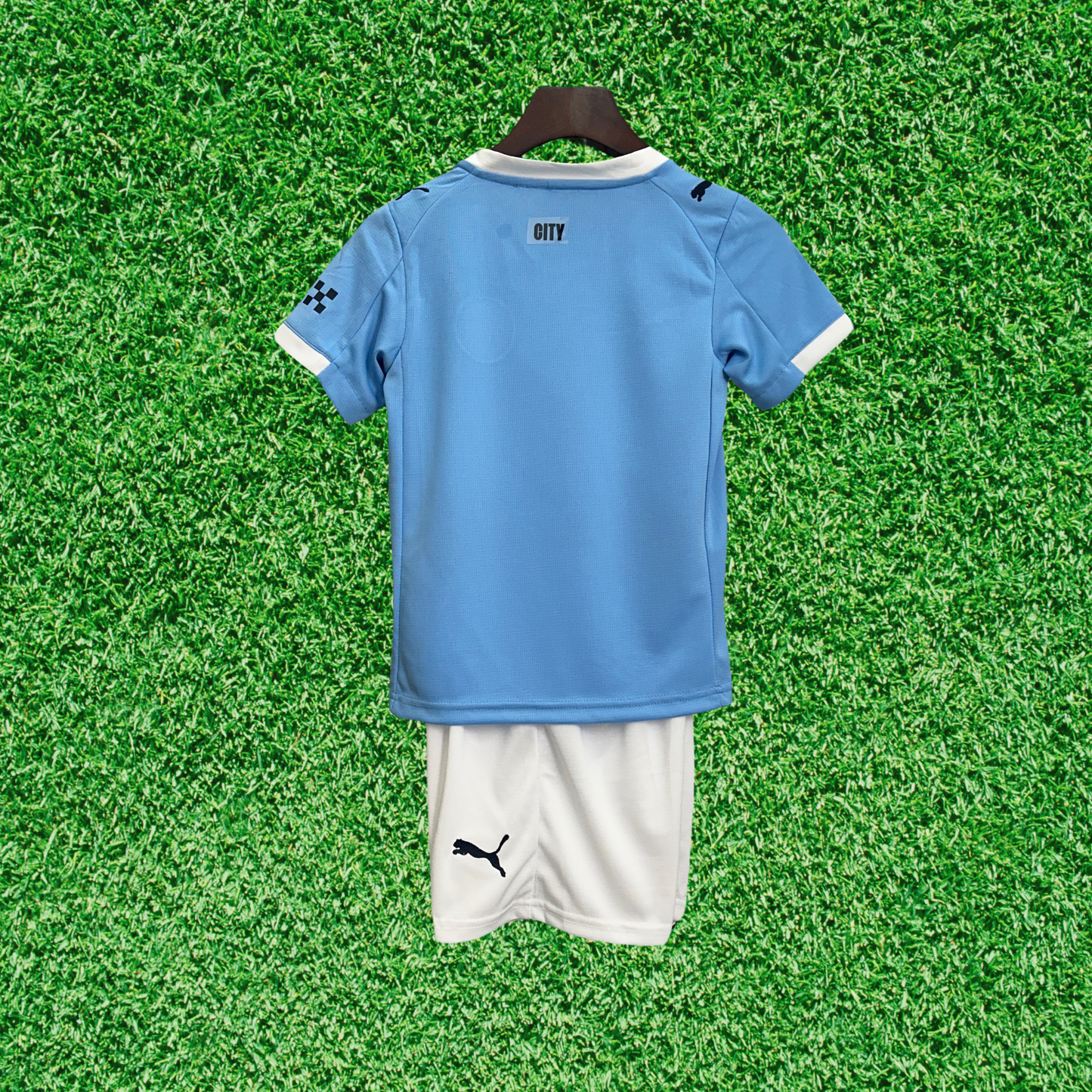 Kit infantil del Manchester City I 25/26 