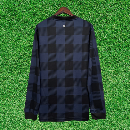 Camiseta de visitante del Manchester United 13/14 retro de manga larga