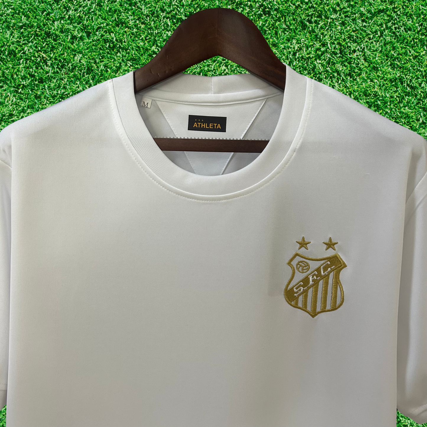 Santos Pelé 1000 Goles Camiseta Blanca 25/26 Fan 