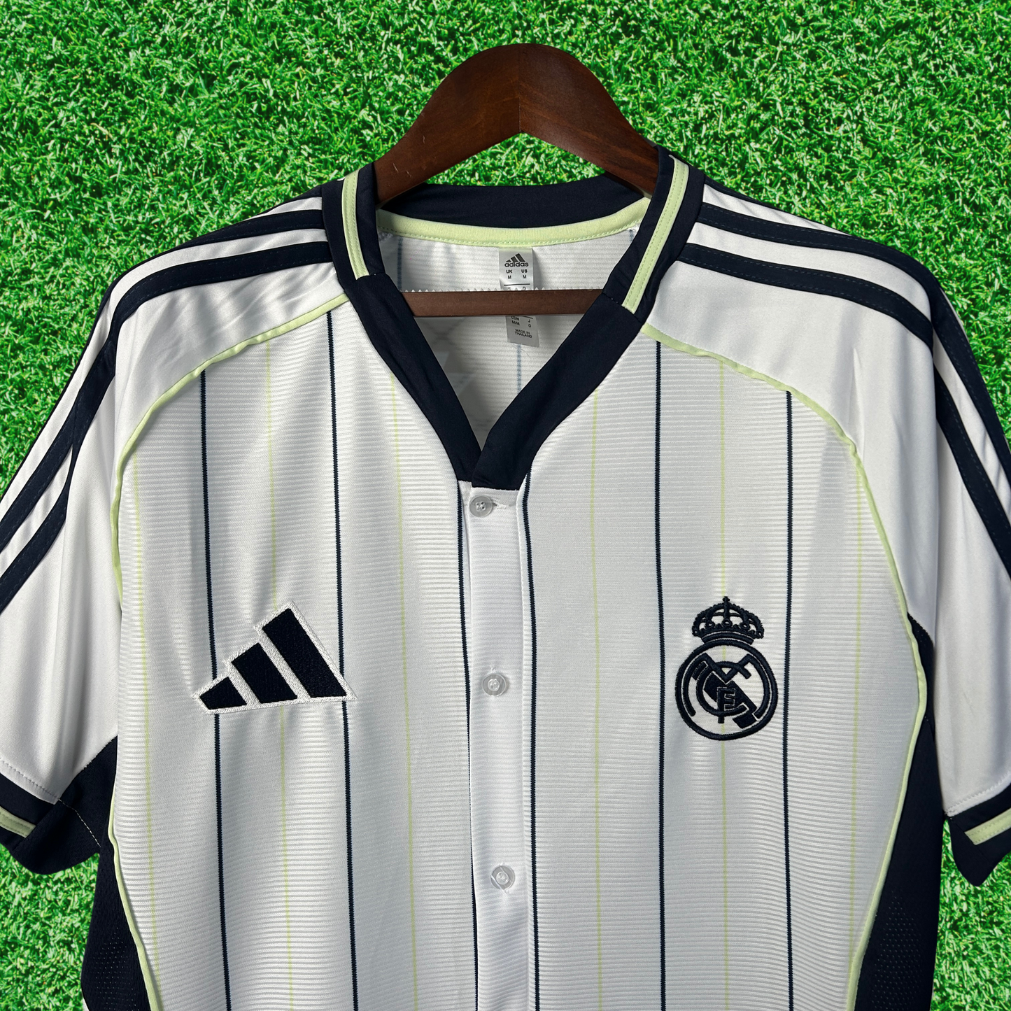 Camisa Real Madrid Baseball - US Pack 25/26 Retrô
