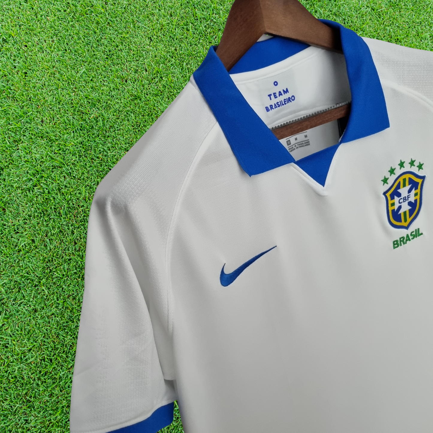Camiseta de visitante de Brasil 2019, versión para aficionados 